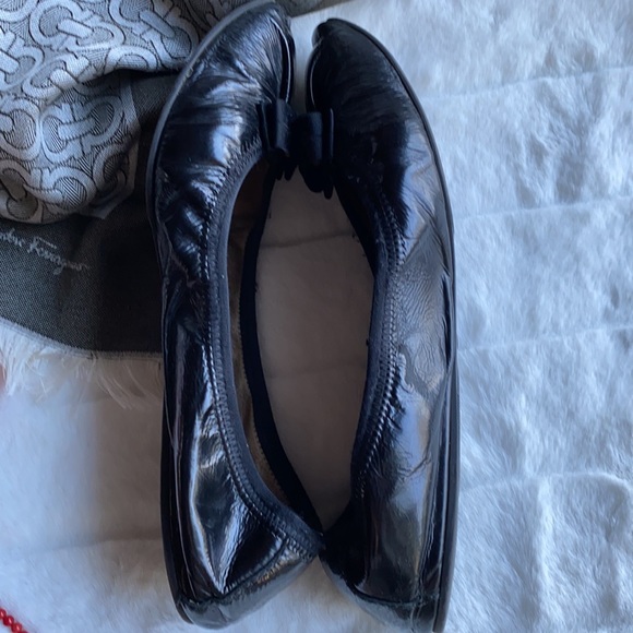 Salvatore Ferragamo Black Ballet Flats size 8.5 - Picture 5 of 7